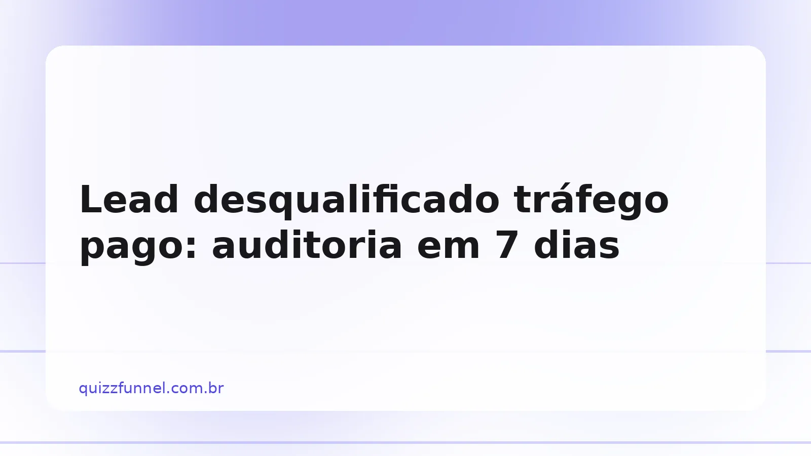 Painel de CRM com leads separados por motivo de descarte, origem da campanha e tempo até o primeiro contato comercial